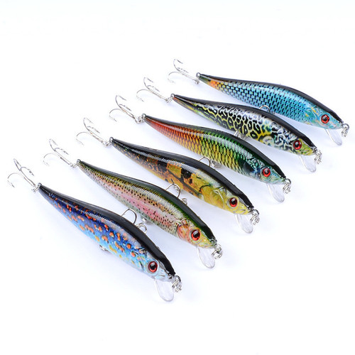 Lure bait 6-color painted plastic hard bait 10cm/10g foreign trade bionic fishing gear bait fake bait
