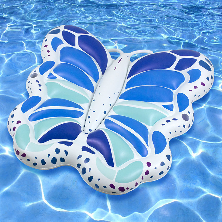 Factory custom pvc inflatable butterfly floating row game floating row water inflatable floating row water entertainment toys