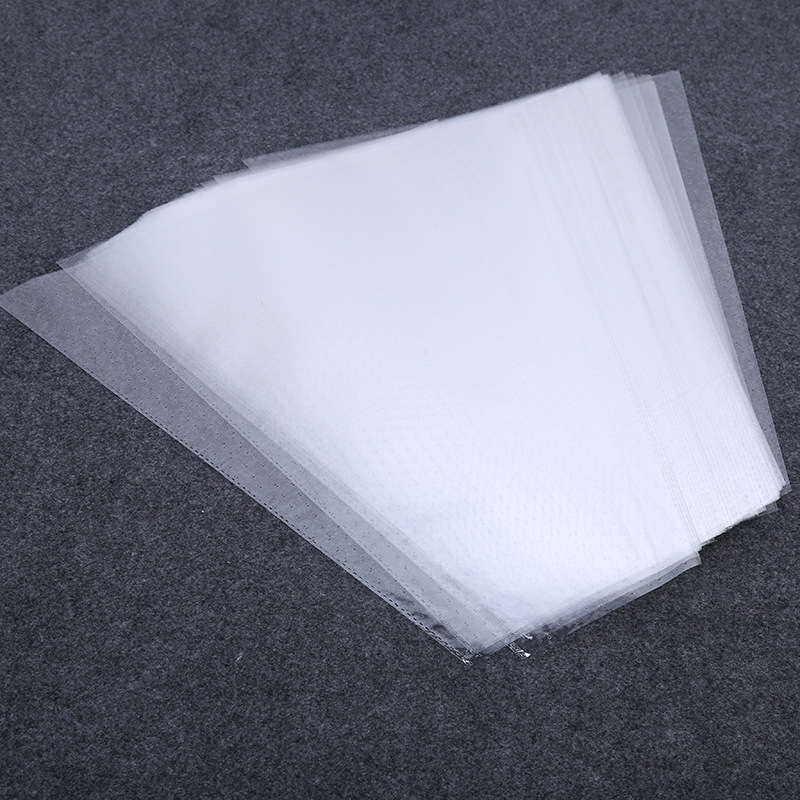 厂家直销新款透明微孔鲜花袋 微孔梯形袋  热切opp膜鲜花包装袋