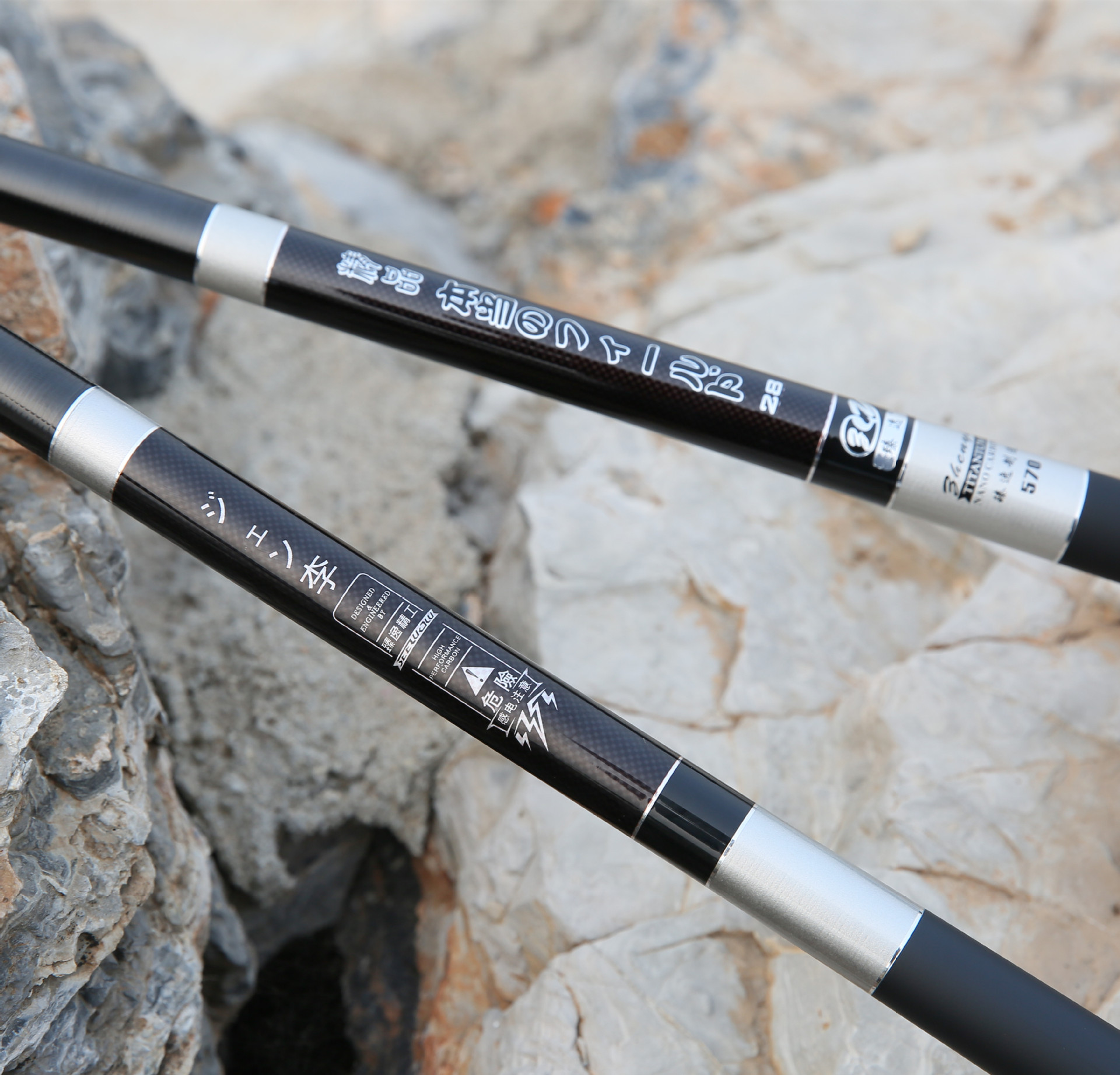 Tienda de aparejos de pesca modelo caña de pescar fuerza de tracción grande 28 fábrica de ajuste al por mayor artes de pesca 5,4 M 7,2 M MESA DE CARBONO caña de pescar 4H caña de pescar