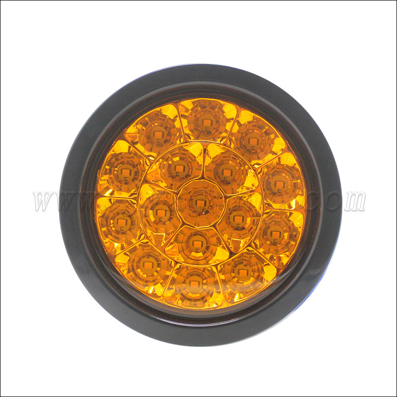 12V 24V Car Truck High Brightness LED Flash Brake Bulb Rear Fog Light DriVing Tail Light 4inch