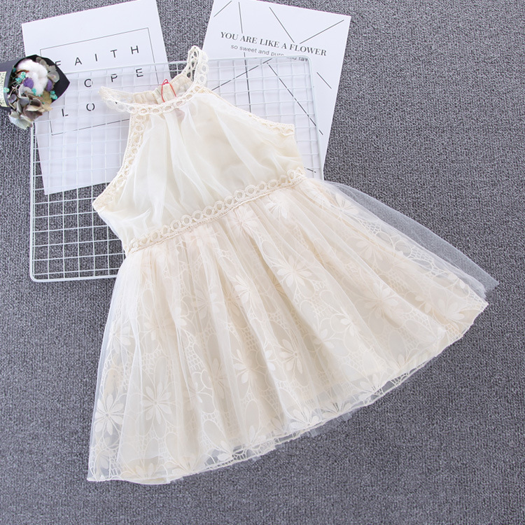 2018 Baby Flower Girl Dresses Princess Lace Wedding Party Pageant Formal Dress Kids Prom Homecoming Tulle Dresses 2-10Y 43