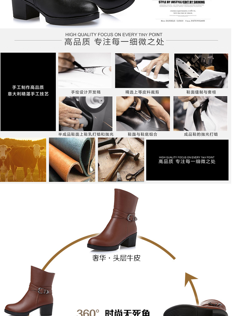 Bottes femme en Microfibre - Ref 3355522 Image 17