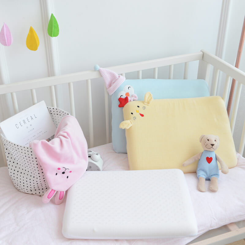 外贸进口 皇室婴儿乳胶枕新生儿定型枕防偏头儿童护颈枕芯学生枕