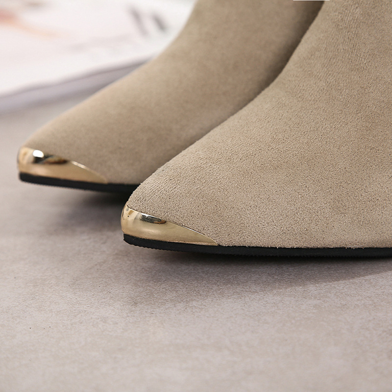 Bottes femme en Daim - Ref 3354981 Image 15