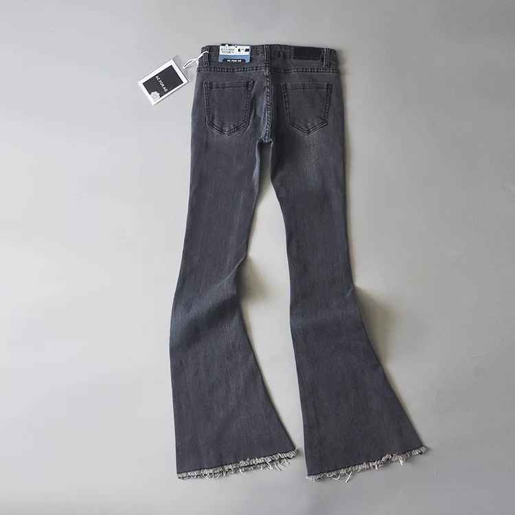 jeans retro elásticos acampanados NSHS23390