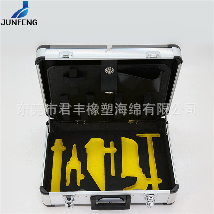 专业生产 便携式五金工具多公能铝箱包装内托 EVA防震定位内衬