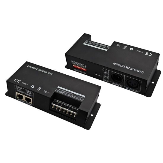 RGB-панель управления светодиодным DMX512 3-канальный декодер 5050 цветной фантазийный световой бар 12-24V
