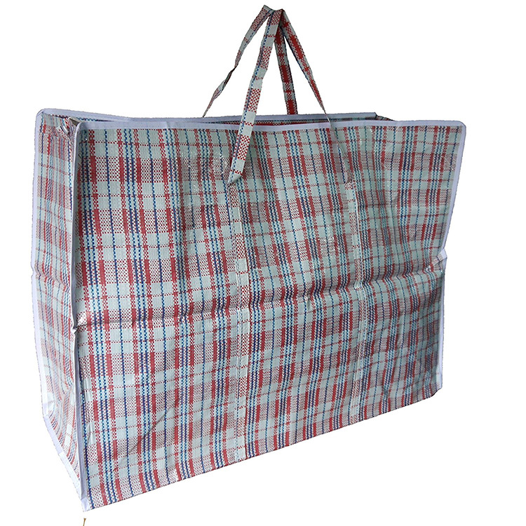 批发特大号搬家袋 彩条袋 防水收纳行李打包袋蛇皮袋 80*60塑料编