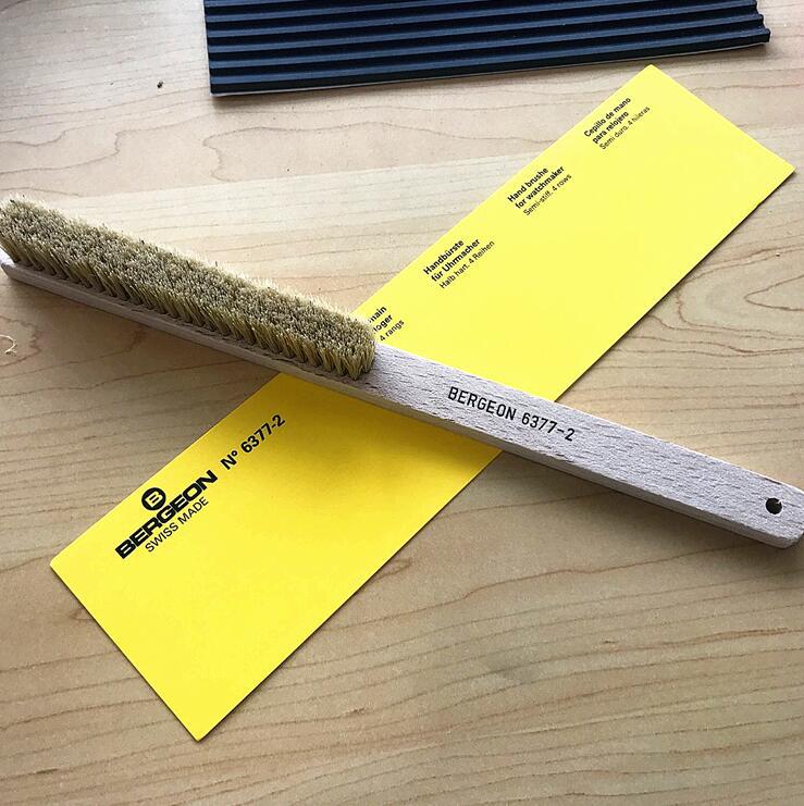 瑞士修表原装BERGEON 6377毛刷 手表维修工具钟表配件 长度220mm