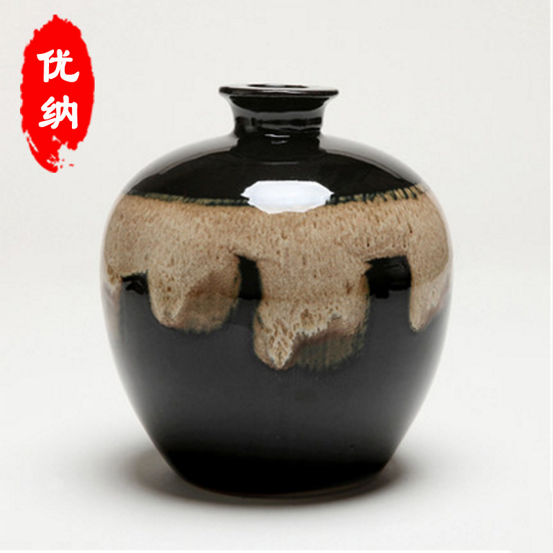 ceramics 5 pounds Yixing The wine bottle Wine Jar wholesale Tutao Kiln transformation flagon Liquor and Spirits Yellow Wine Vintage Wine jar