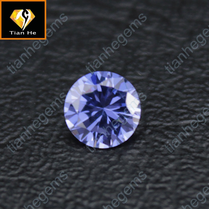 梧州人工宝石彩色圆形锆石坦桑锆石12mm 现货供应 阿里巴巴