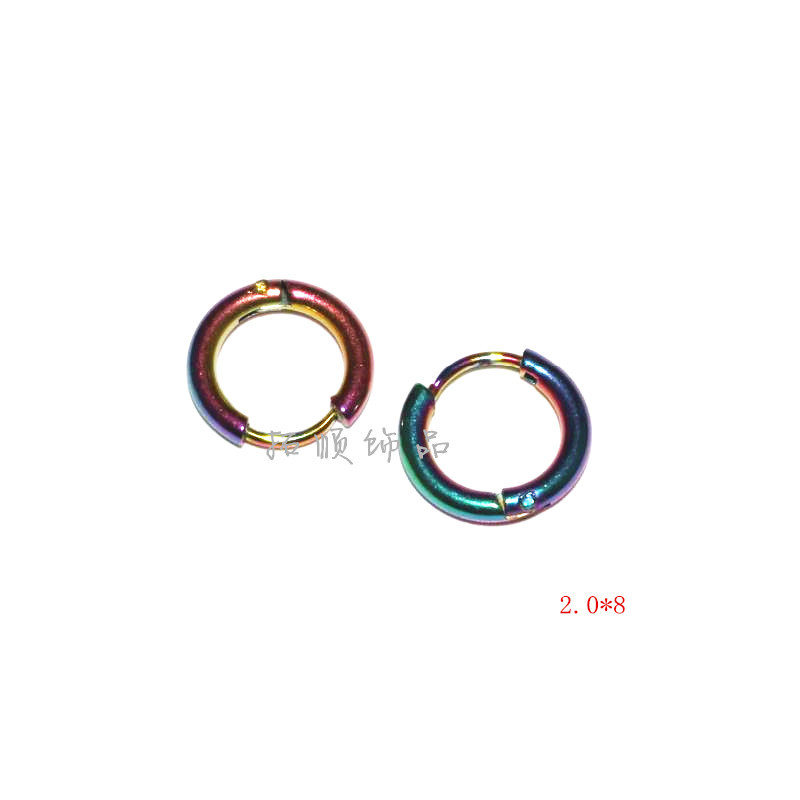 Boucles d oreilles en Acier au titane - Ref 3446998 Image 10