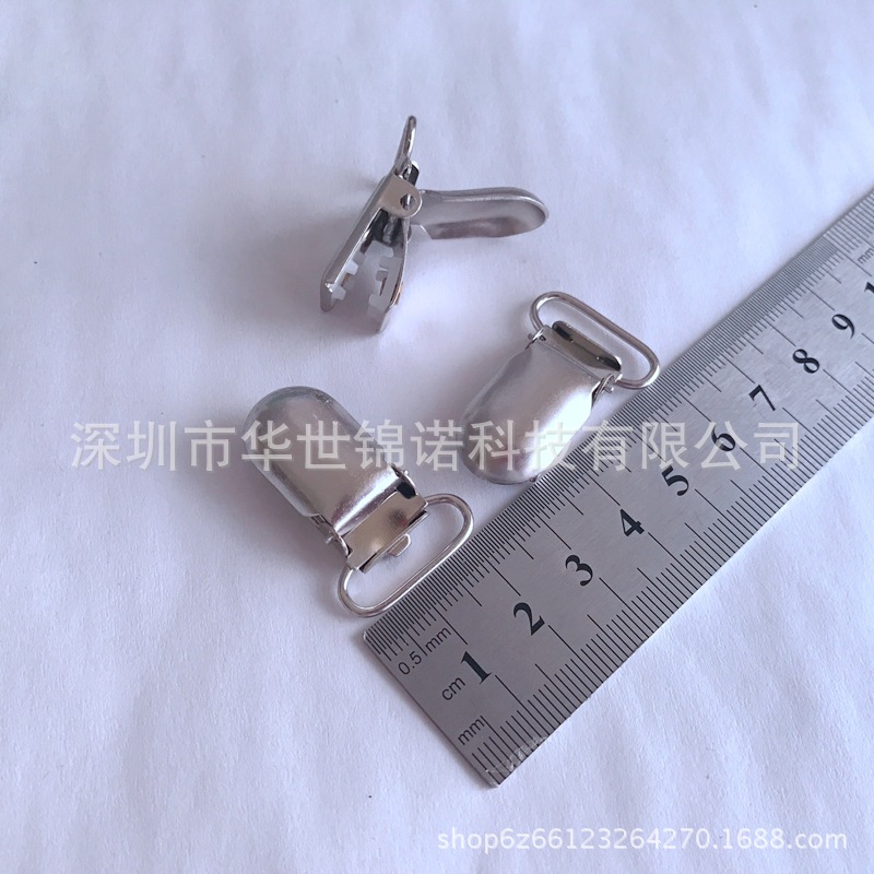 背带扣 金属厂家直销20mm鸭嘴扣 背带夹 金属调节扣 西裤背带夹-阿里巴巴