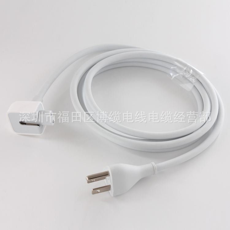 美式lMAC/APPLE macbook笔记本手机充电器美标转换插头电源延长线