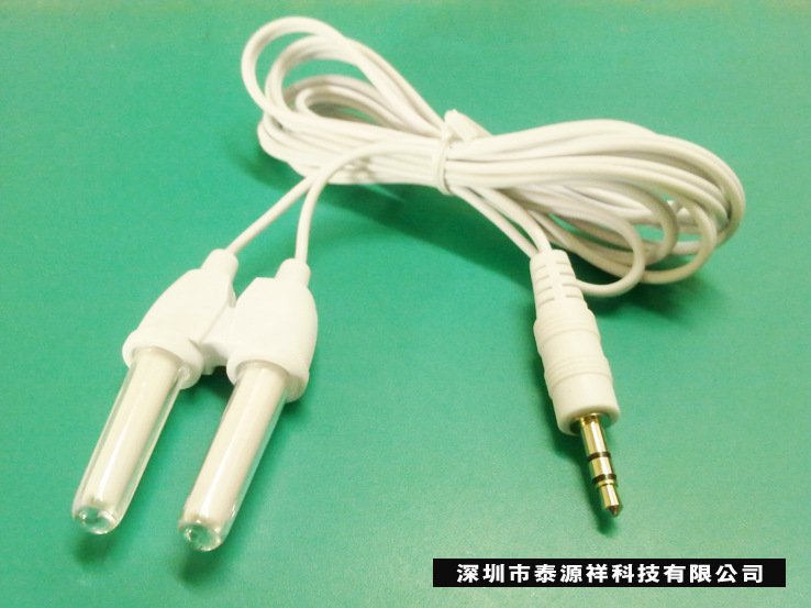 理疗仪电极线一拖二电极线医疗电极线纽扣电极线ph电极线钮扣