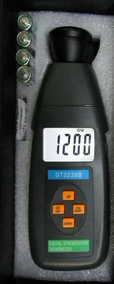 Flash tachometer DT2239B, stroboscope, tachometer, tachometer DT-2239B wholesale (Sürətölçən (Spidometr))