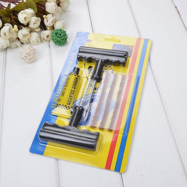automobile Tyre Repair Tool 6 Set of parts repair kit automobile motorcycle fast Tire repair tools trumpet