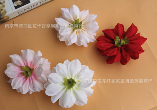 Dahlia artificial flower Dahlia flower wall Tianzhu peony wedding DIY decorative flower arrangement ball artificial flower