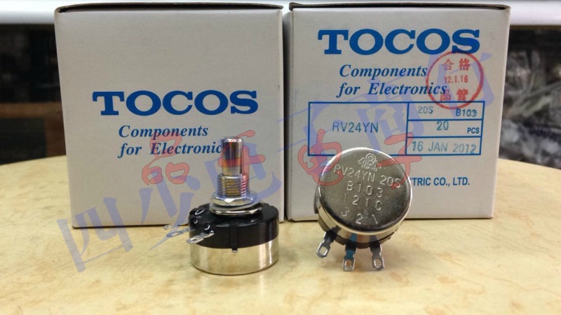 RV24YN20S B103 电位器 TOCOS TOKYO