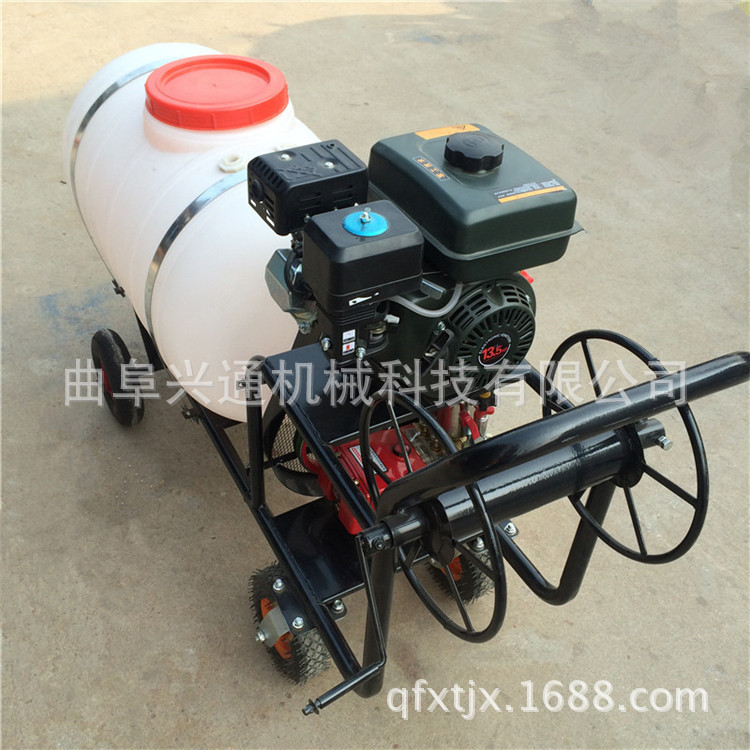 远射程果树病虫害施药打药机 200升推车式拉管打药机