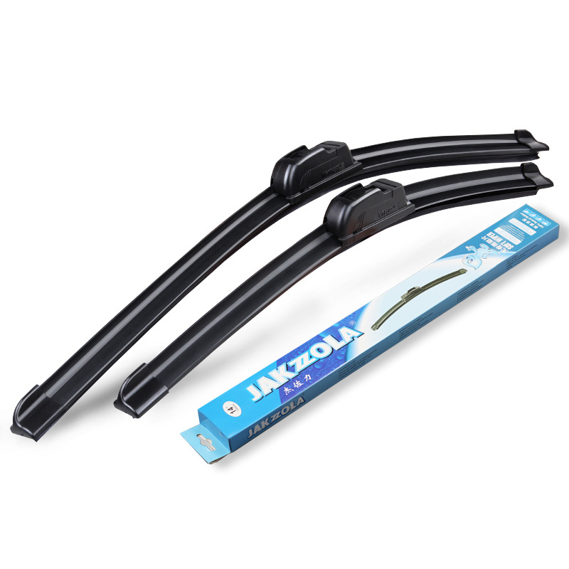 汽車雨刮器 新老款通用型U型接口無骨雨刷片膠條挂水器刮水片