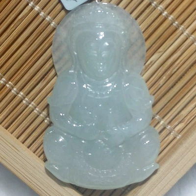 Emerald Tieguanyin tea jade, pendant