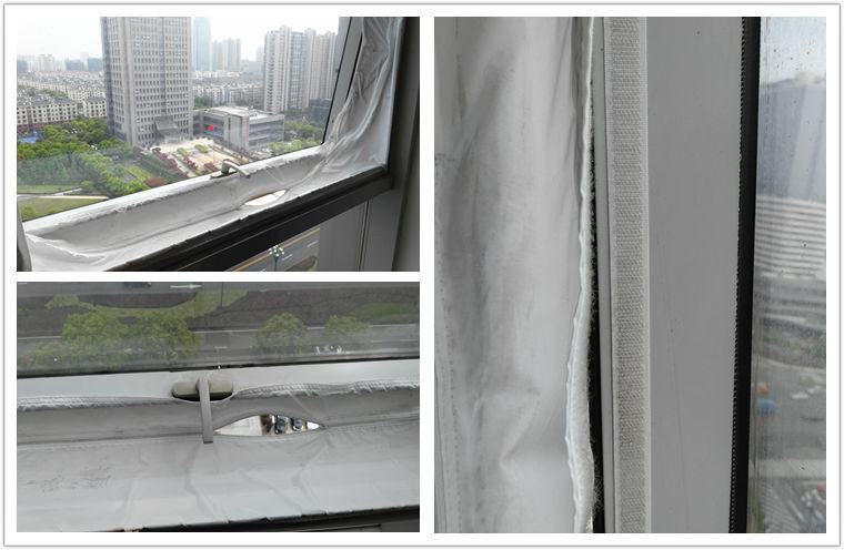 Mobile Air-conditioning Soft Cloth Sealing Baffle Inside And Outside Flat Open Side Open Sliding Window Sealing Cloth Window Soft Window Frame Sealing Cloth