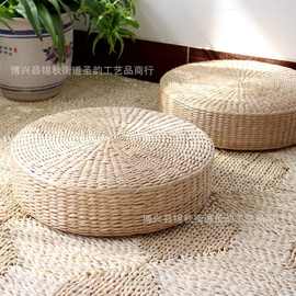坐垫蒲团加厚蒲草编打跪拜禅修垫直销夏季飘窗蒲团垫榻榻米地垫