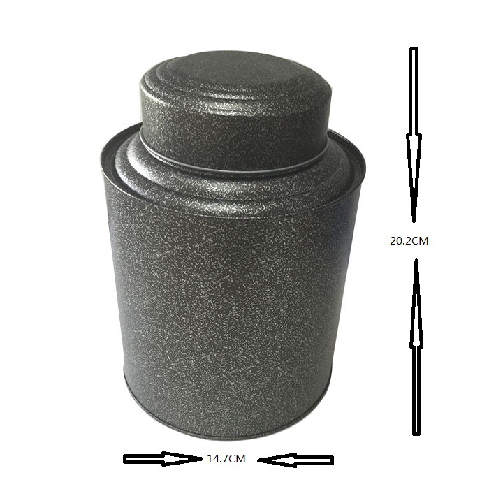 厂家复古大号茶叶金属储物密封铁罐