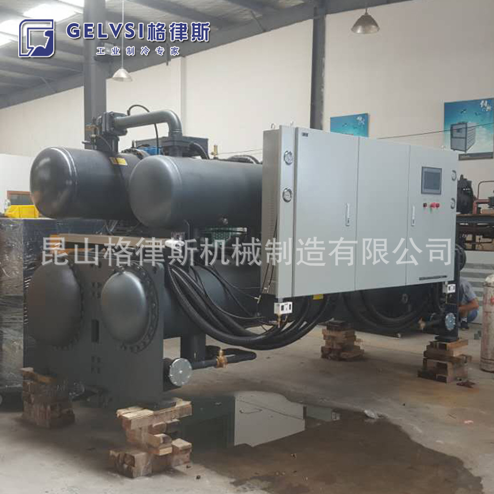 河北食用菌种植专用冷水机 蘑菇房恒温设备 大型螺杆式冷热水机组