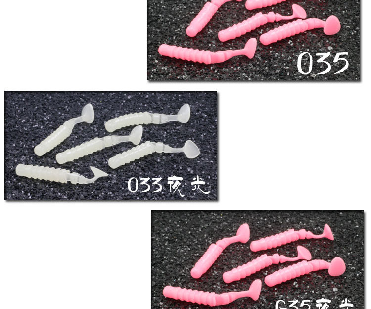 11 Colors Paddle Tail fishing lures soft plastic baits bass trout Fresh Water Fishing Lure