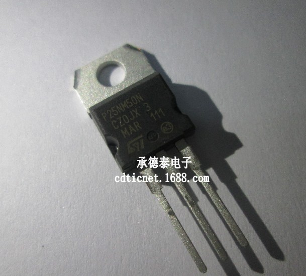N通道MOS管 STP25NM50N TO-220 全新进口原装