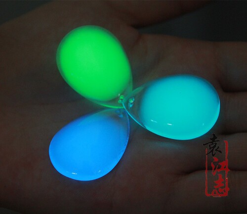 Luminous white empty ring surface water drop necklace crystal pendant that can glow and be engraved blank glass jewelry supply