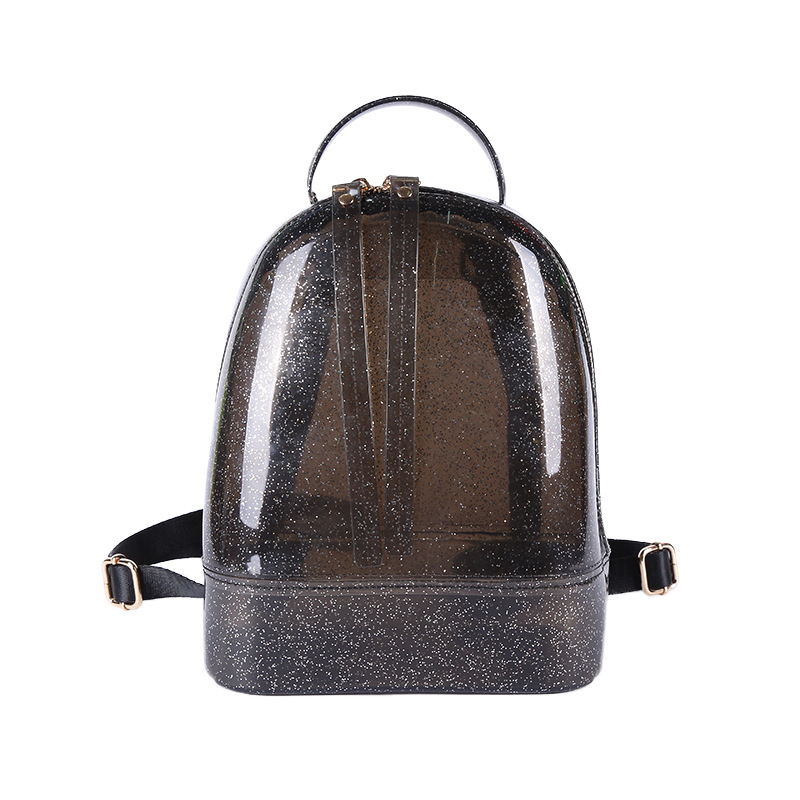 Bolso cosmético de La jalea de las mujeres ocasionales del verano 2019 nueva mochila Coreana de La jalea mochila simple de la moda