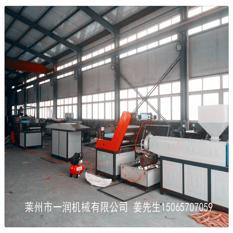 捆草绳打包绳拉丝机 专业牧场捆草绳打捆绳开网裂膜线制绳设备