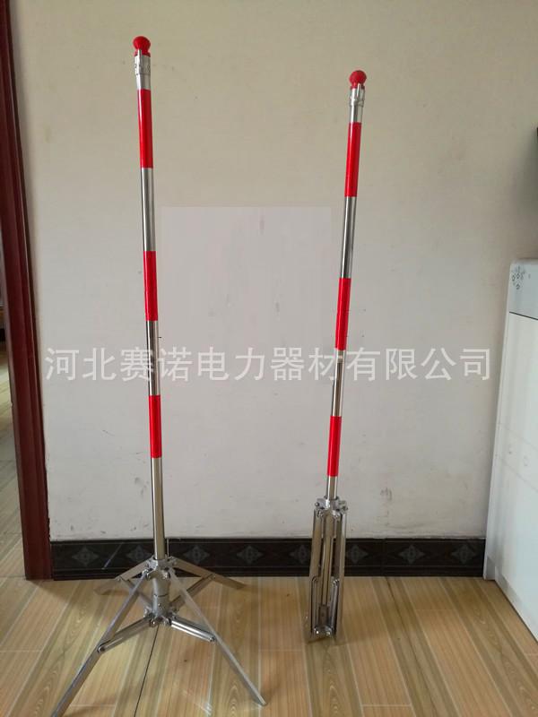 1.5米不锈钢支架 收缩型安全围栏支架 围栏杆不锈钢围栏网支架