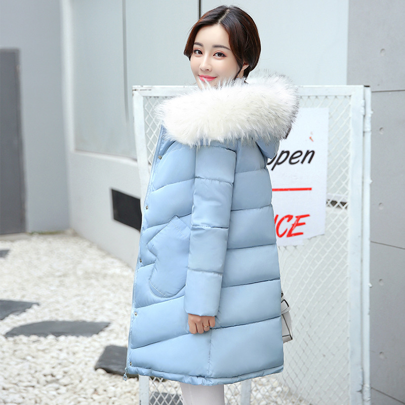 2018韩版学生外套韩国棉衣女款中长款棉袄冬装大码保暖羽绒棉服|ru