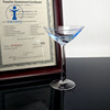 Spot Creative Crystal Curni Cup Martini Cup Manufacturer Bar House High Blue Martini Cup