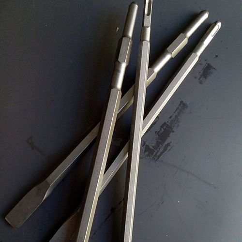 Factory direct sales sharp flat chisel 0810 hexagonal pick tip U-shaped groove electric hammer electric pick electric hammer chisel