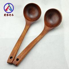 廠家直銷木勺 木質湯勺 木油勺 直柄木勺子 長柄湯勺