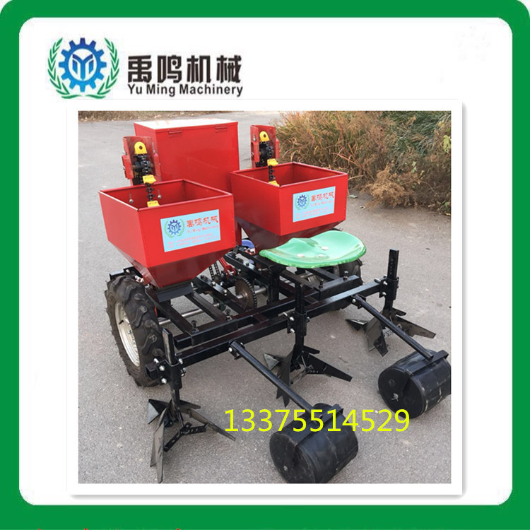 土豆播种机 拖拉机带土豆播种机 播种覆膜机