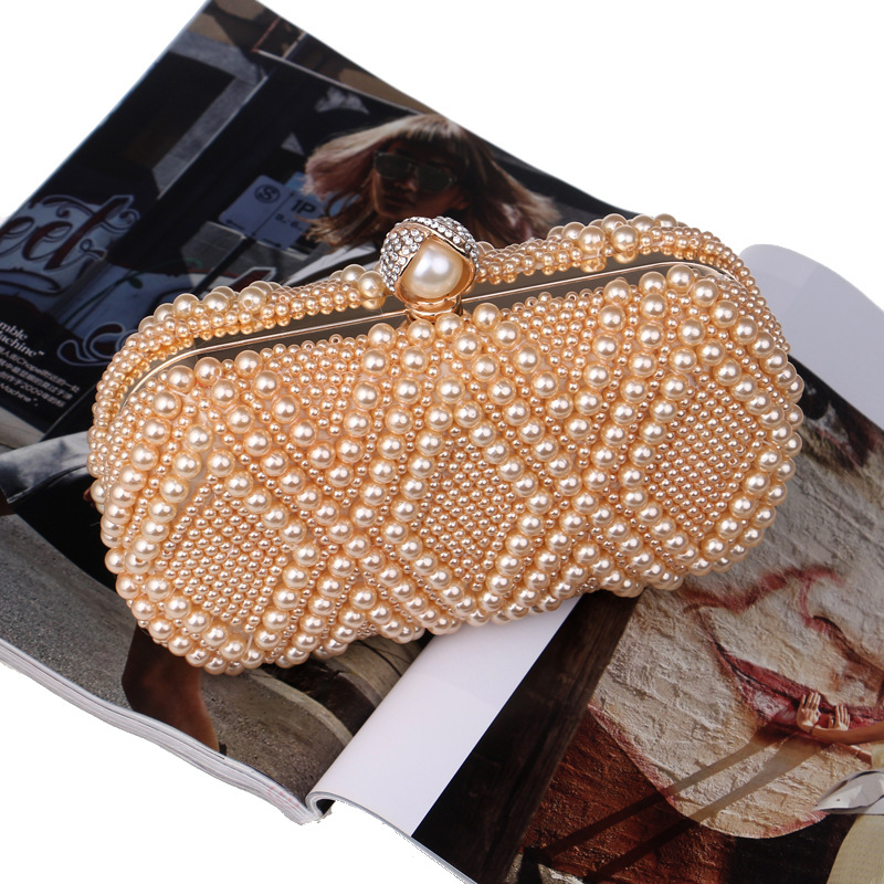 New Pearl Dinner Bag Women's Banquet Bag Ladies Dress Evening Bag display picture 15