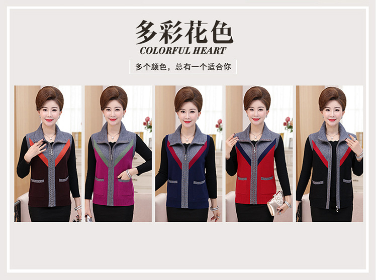 Gilet femme en Mélange de cachemire - Ref 3318191 Image 6