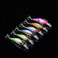 Lure 6 Colors Internal Laser Biological Minnow 8cm/6.5g Submerged Artificial Plastic Hard Baits Fishing Tackle