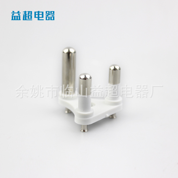 空芯二脚半胶南非  南非插头内架 新标准 厂家供应
