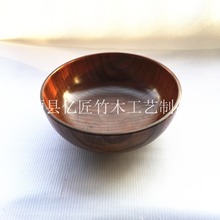 工艺老漆木碗 大号木钵 木制水果碗 木制大碗 面碗 支持logo