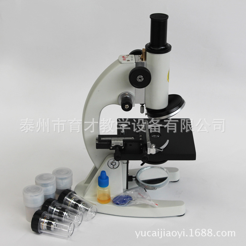 02040生物显微镜1000倍学生显微镜凤凰牌单筒单目生物教学仪器