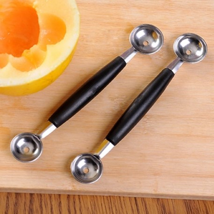 不锈钢西瓜挖球器 水果球勺子挖西瓜球勺西瓜勺 不锈钢水果挖球器