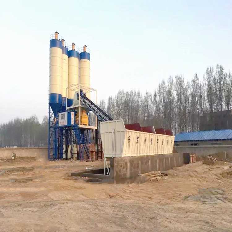 hzs120型混凝土搅拌站 商品混凝土拌合楼设备 JS2000水泥土搅拌机